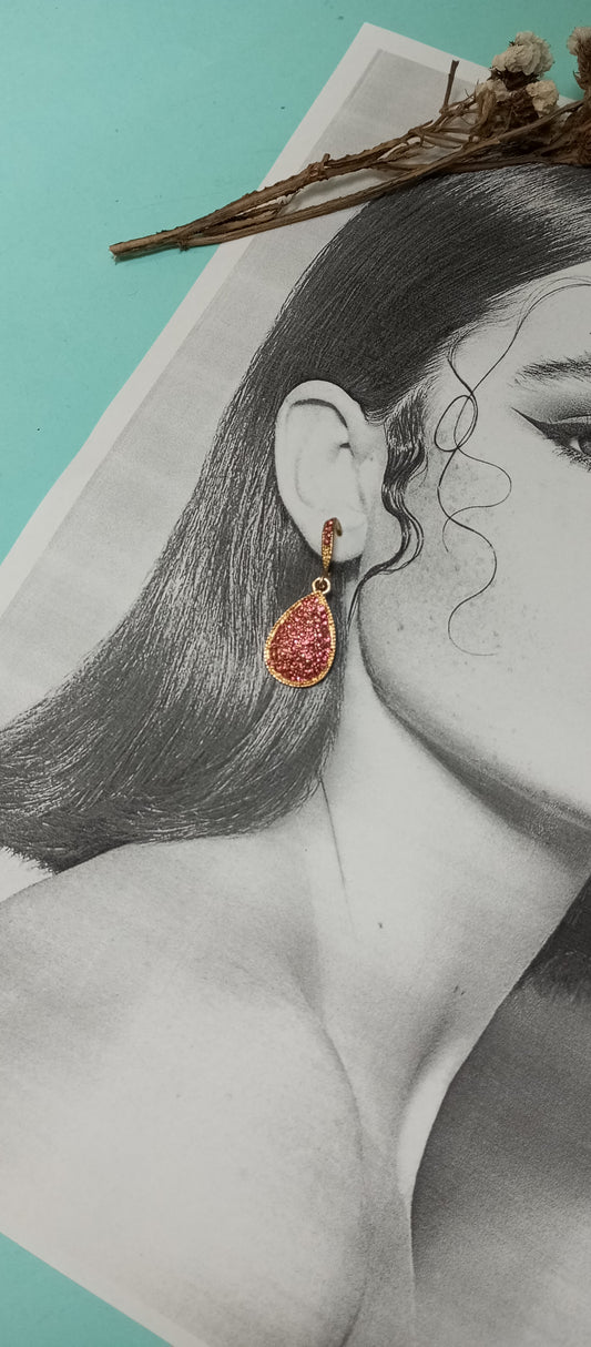 Blush drop sparkle